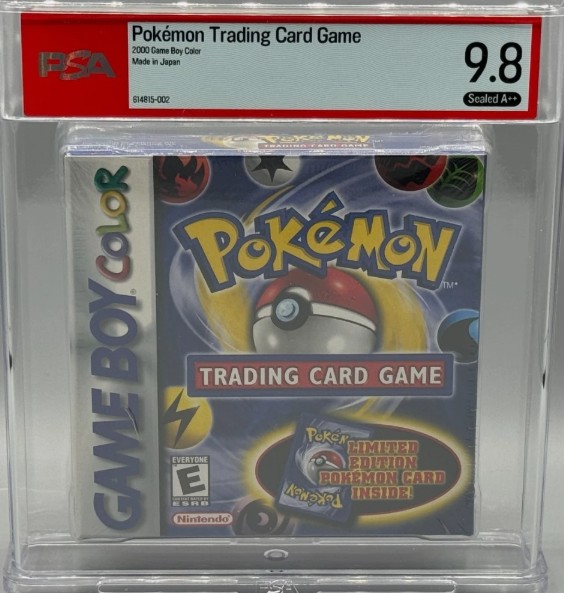 Pokemon Trading Card Game Nintendo Game Boy Color Sealed New PSA 9.8 A++ Graded